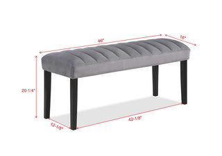 Sunvega Transitional Dining Table with Faux White Marble Top and Black Wood Base