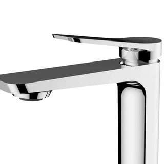 Sunvega Single Handle Bathroom Faucet with Chrome Finish and Ceramic Cartridge