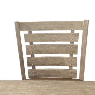 Sunvega Modern Farmhouse Solid Wood Ladderback Counter Height Chairs with Upholstered Cushion