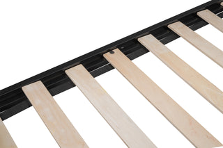 Sunvega Twin over Twin Bunk Bed with Metal Frame and Guardrails for Safety