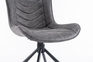 Sunvega Mid-Century Modern Tufted Diamond Pattern Upholstered Swivel Dining Chair