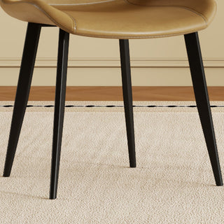 Sunvega PU Leather Dining Chairs with Ergonomic Design for Home and Office Use