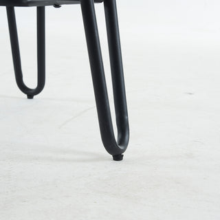 Sunvega Industrial Vintage PU Leather Bar Stools Set of 2 with Backrest