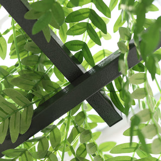 Sunvega Decorative Metal Garden Trellis Arch with Durable Steel Tubing and Elegant Scrollwork