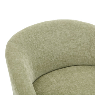Sunvega Cream White Boucle Upholstered 360-Degree Swivel Accent Chair for Living Room