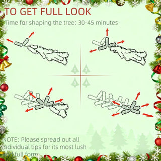 Sunvega Pencil Artificial Xmas Tree with Faux Snow Flocked Full Branch Tips Flame-retardant