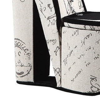 Sunvega High Heel Shoe Jewelry Box with 3 Hooks and Hidden Storage