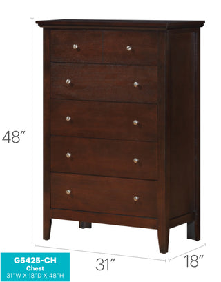Sunvega Cappuccino Finish Storage Chest with Versatile Casual Style and Durable Build