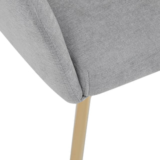 Sunvega Modern Upholstered Dining Chair Set of 2 with Comfortable Seat