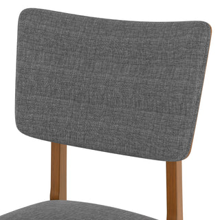 Sunvega Modern Rubberwood Dining Table with Oval Top for Kitchen and Dining Room