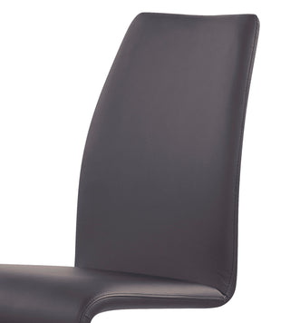 Sunvega Z-Shape Dining Chair with Padded Seating and PU Finish Kit of 2