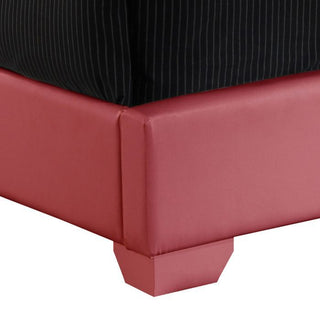 Sunvega Sleek Black Full Bed Frame with Chic Finish for Casual Elegance
