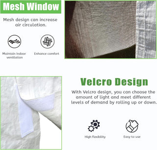 Sunvega Universal Winter Gazebo Cover with Sidewalls and Mesh Windows Waterproof