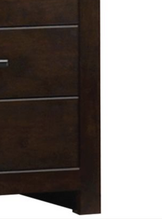 Sunvega Mahogany Finish Chest with Five Spacious Drawers and Safety Lock