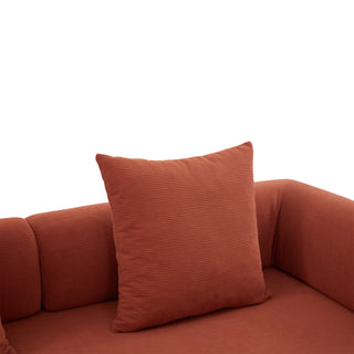 Sunvega Foldable Compressible Sofa with Metal Frame and Cushions for Small Spaces