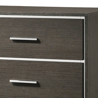 Sunvega 8 Drawer Gray Oak Finish Dresser with Undermount Glide System
