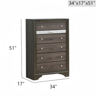 Sunvega Dark Brown Tufted Polyurethane Upholstered King Size Bed Frame