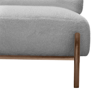 Sunvega Modern Solid Wood Leisure Chair with Soft Seat and Backrest for Living Room or Bedroom