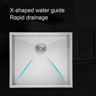 Sunvega 16 Gauge T304 Stainless Steel Undermount Kitchen Sink with Drain Assembly