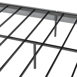 Sunvega Full Size Upholstered Platform Bed Frame With Headboard and 14'' Storage