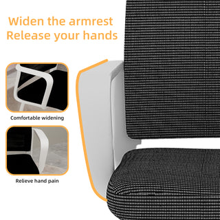 Sunvega Modern Mesh Office Chair with Ergonomic Backrest and Stable Metal Frame