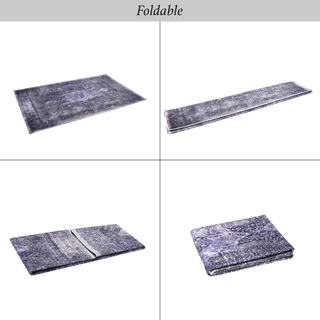 Sunvega Machine Washable Non-Skid Low-Pile 5x8 Area Rug for Bedroom Living Room