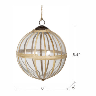 Sunvega Weathered Finish Iron Snowflake Hanging Ball Ornaments for Holiday Decor