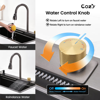 Sunvega 32x19 Inch Overmount Single Bowl Kitchen Sink in Brushed Nickel