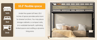 Sunvega Low Loft Bed Twin with Stairs Guardrail for Small Bedroom Spaces