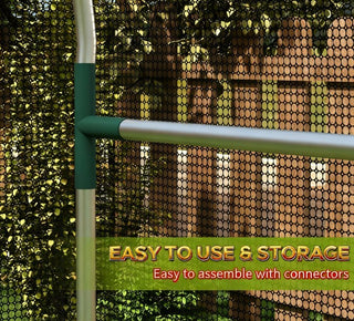 Sunvega Galvanized Steel Plant Cage with Zippered Door for Garden Protection