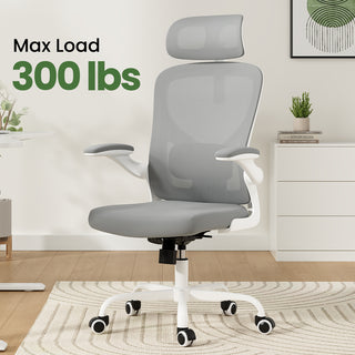 Sunvega Ergonomic Office Chair with Adjustable Headrest and Lumbar Support for Home Office