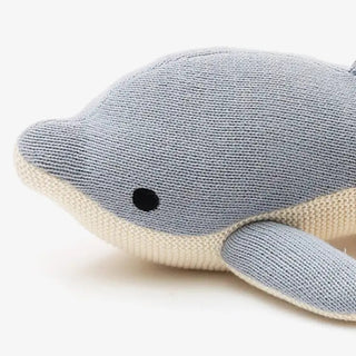 Sunvega Sophia the Playful Knitted Stuffed Dolphin Soft Toy