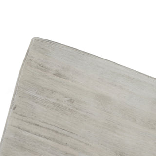 Sunvega Farmhouse Acacia Wood X-Back Dining Chairs in Light Grey Wash Set of 2