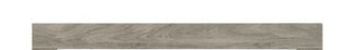 Sunvega Light Gray Finish Nightstand with Two Dovetail Drawers and Wood Construction