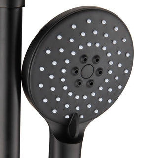 Sunvega Wall Mounted Rain Showerhead and Hand Shower System with Adjustable Slide Bar