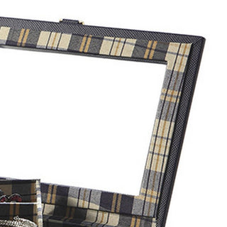 Sunvega Leatherette Jewelry Case with Multiple Slots and Removable Cushions