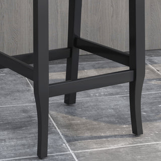 Sunvega Vienna Contemporary Tufted Wingback 31 Inch Counter Stools Set of 2