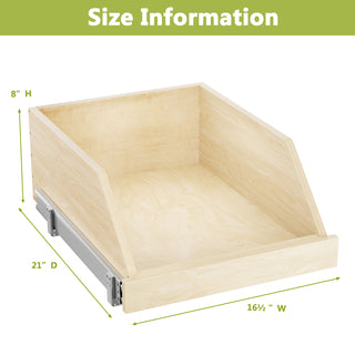 Sunvega Pull Out Cabinet Organizer with Full Extension Rail Slides for Kitchen Pantry