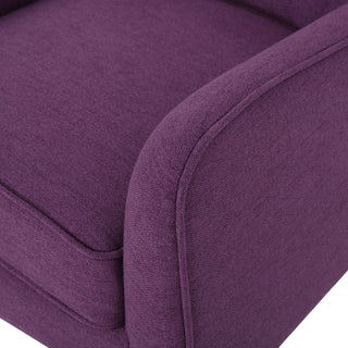 Sunvega Mid-Century Modern Arm Chair with Tufted Back and Padded Cushion