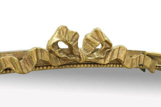 Sunvega Baroque Gold Arched Full Length Mirror with Scrollwork Crown for Living Room