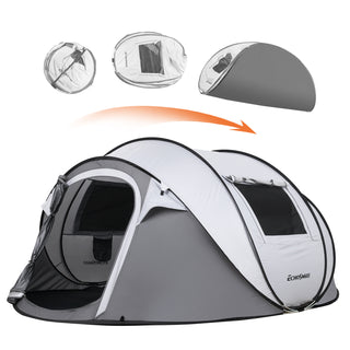 Sunvega Quick Setup Pop Up Boat Tent for 4-6 Persons with Ventilation