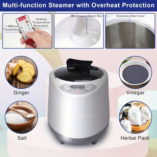 Sunvega Portable Steam Sauna Tent with Remote Control for Full Body Relaxation at Home