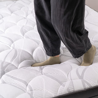 Sunvega 10 Inch Queen Size Breathable Cooling Gel Memory Foam Hybrid Mattress