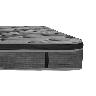Sunvega Plush Euro Top Hybrid Pocket Coil Full Size Mattress in a Box