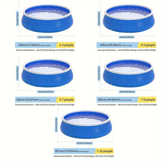 Sunvega PVC Outdoor Inflatable Swimming Pool 183x51 Butterfly Coil Mesh