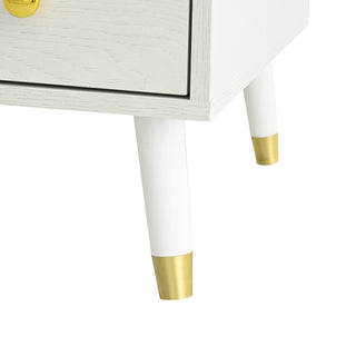 Sunvega White 3-in-1 Vanity Desk with Lighted Flip-Top Mirror and Adjustable Cabinet