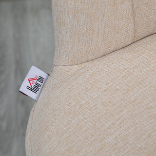 Sunvega Adjustable Swivel Bar Stools Set of 2 with Linen Touch Fabric