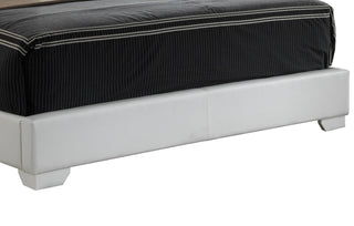 Sunvega Sleek Black Full Bed Frame with Chic Finish for Casual Elegance