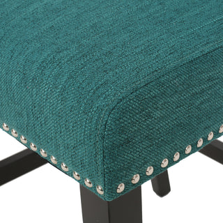Sunvega Vienna Contemporary Tufted Wingback 31 Inch Counter Stools Set of 2