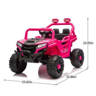 Sunvega 2WD Kids Ride On UTV with 2.4G Remote Control Anti-Collision Bar